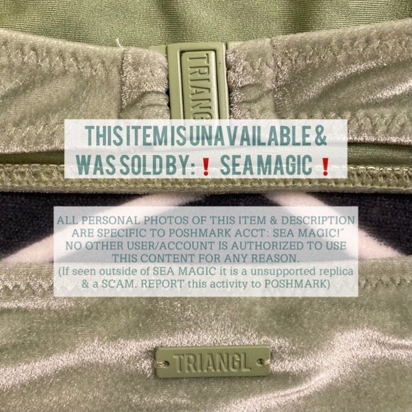 🌺 SOLD 🌺 Triangl Kiara Velvet Bikini Set - Picture 11 of 14